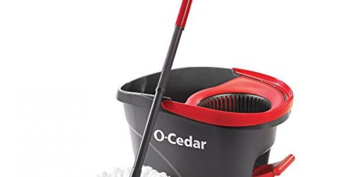 The Best Mop And Bucket O-Cedar Spin EasyWring Microfiber Cleaning System