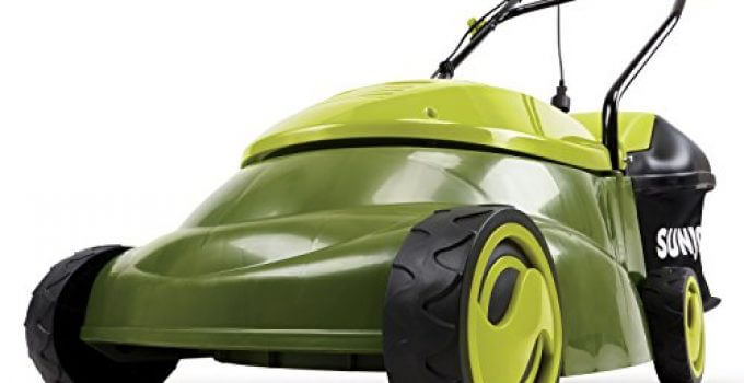 The Best Corded Electric Lawn Mower Sun Joe MJ401E Mow With Grass Bag