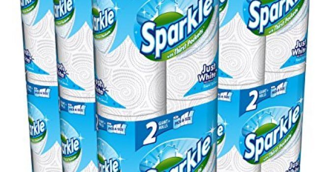 The Best Absorbent Paper Towels Sparkle Giant Plus Pick-A-Size Rolls